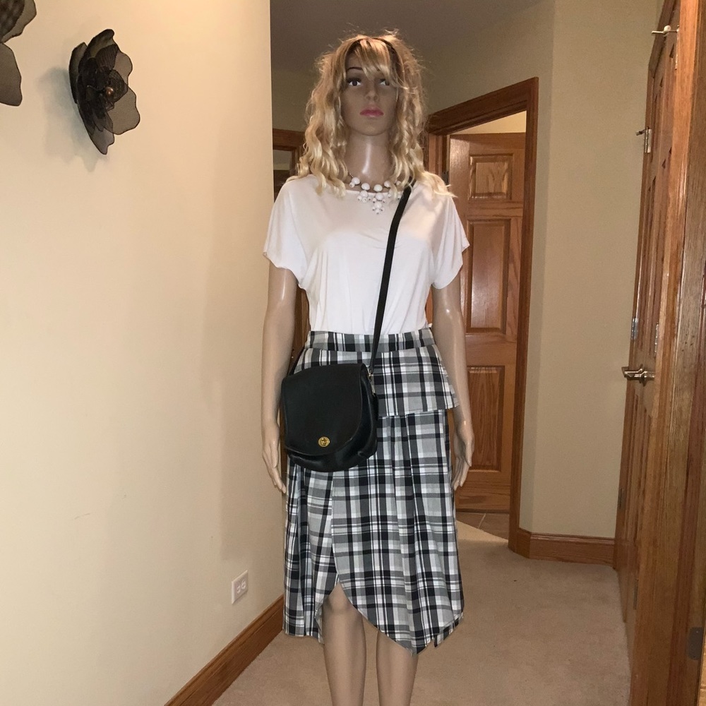 WALTER BAKER PLAID SKIRT